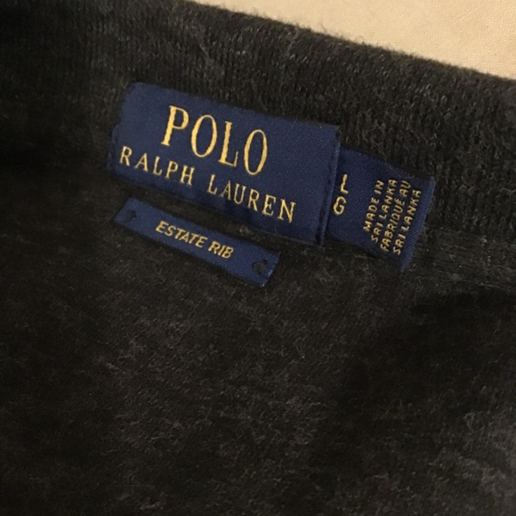 Polo Ralph Lauren, size large, estate rib design, new condition, soft - Picture 2 of 2